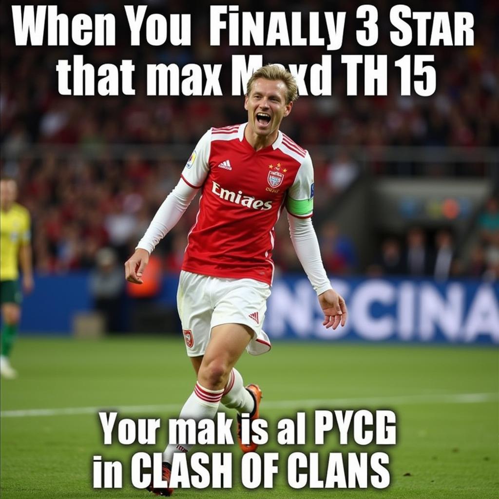 Erling Haaland Clash of Clans Meme