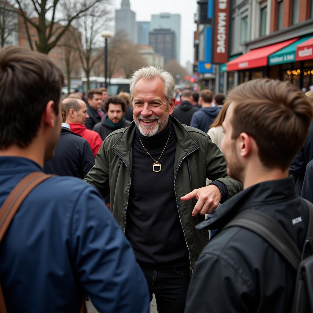 Erling Haaland Interacting with Fans