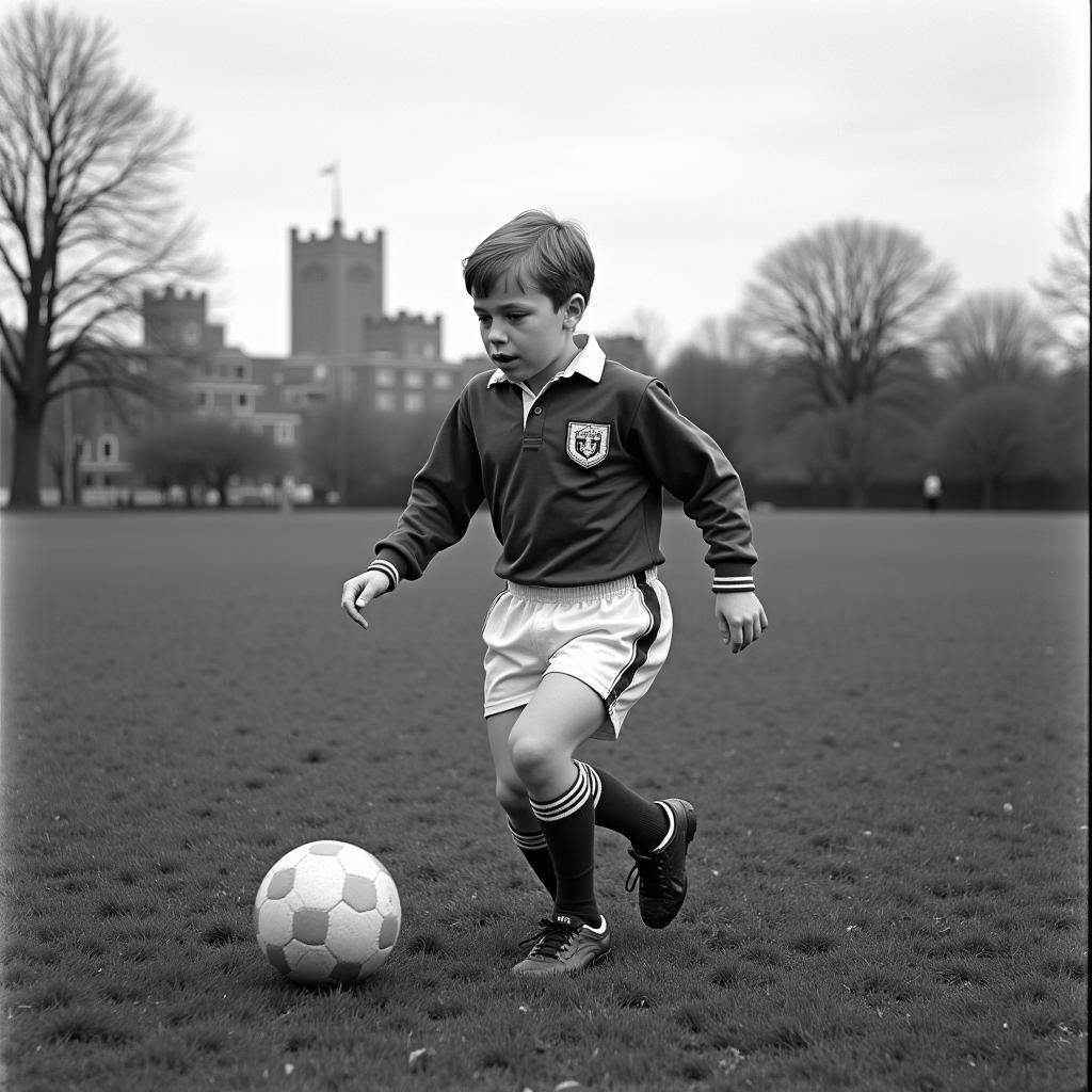 Erling Haaland's childhood photo in Leeds