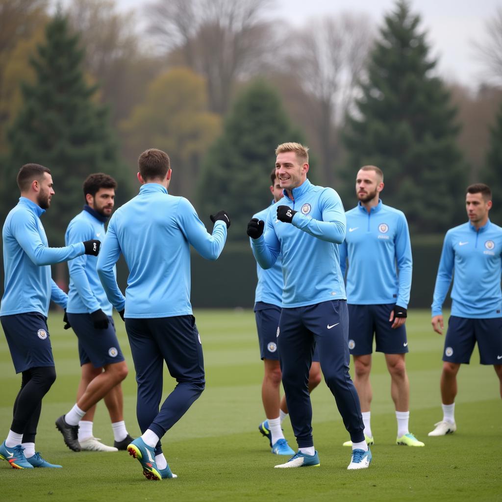 Erling Haaland Training with Man City