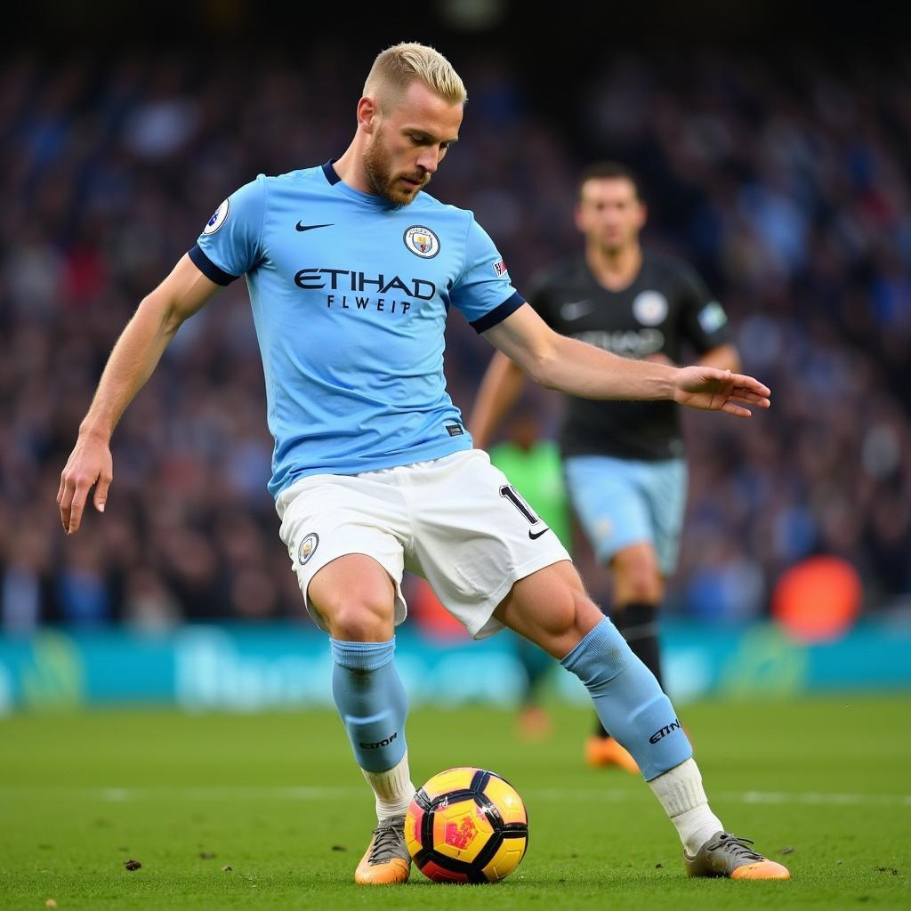 Erling Haaland Playing for Manchester City