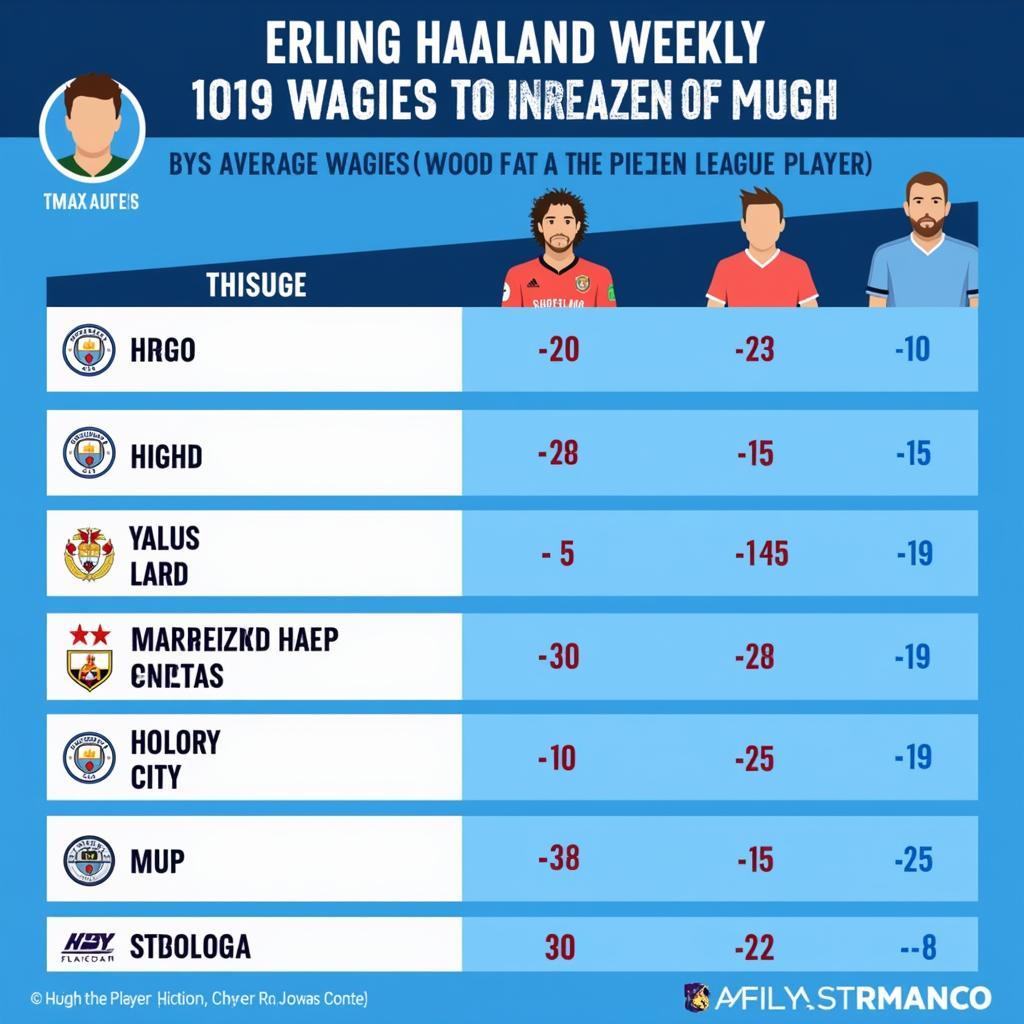 Erling Haaland's Salary Compared to Other Manchester City Players