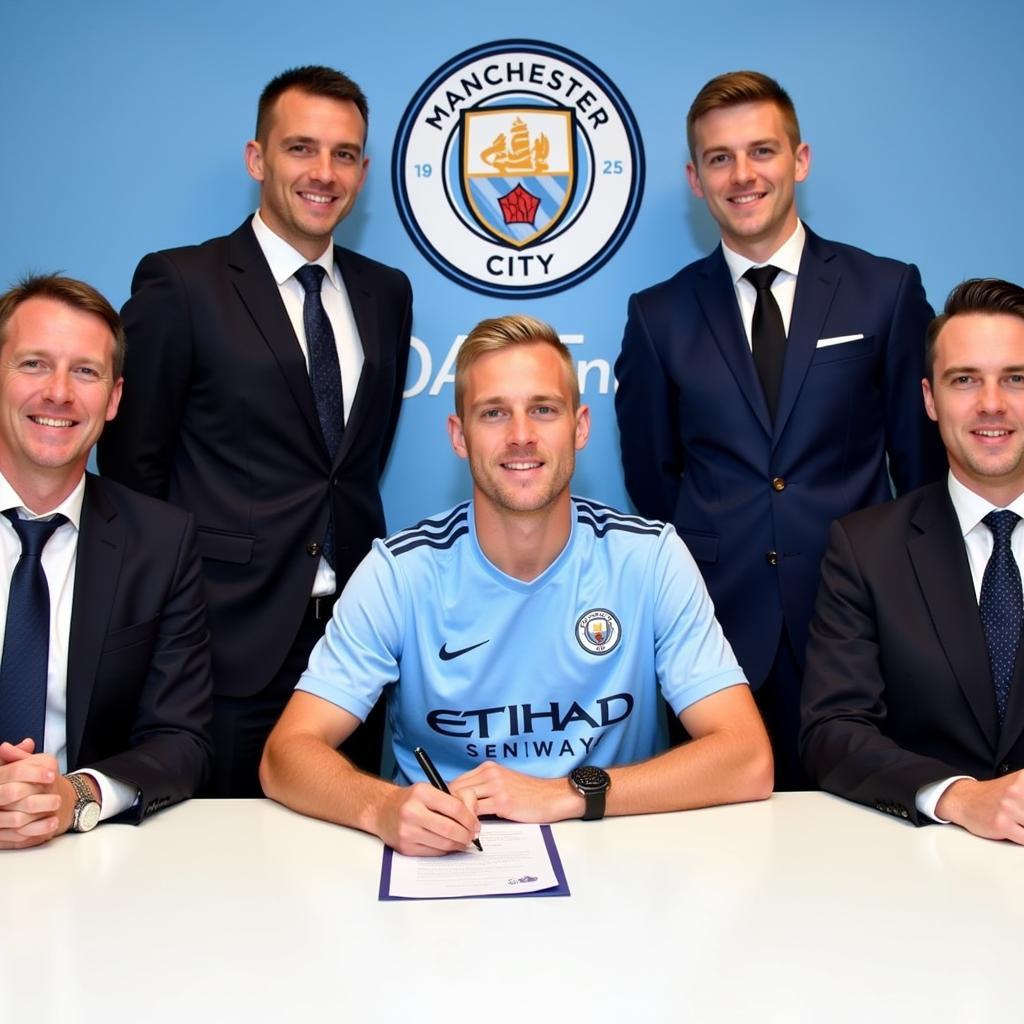 Erling Haaland signing for Manchester City