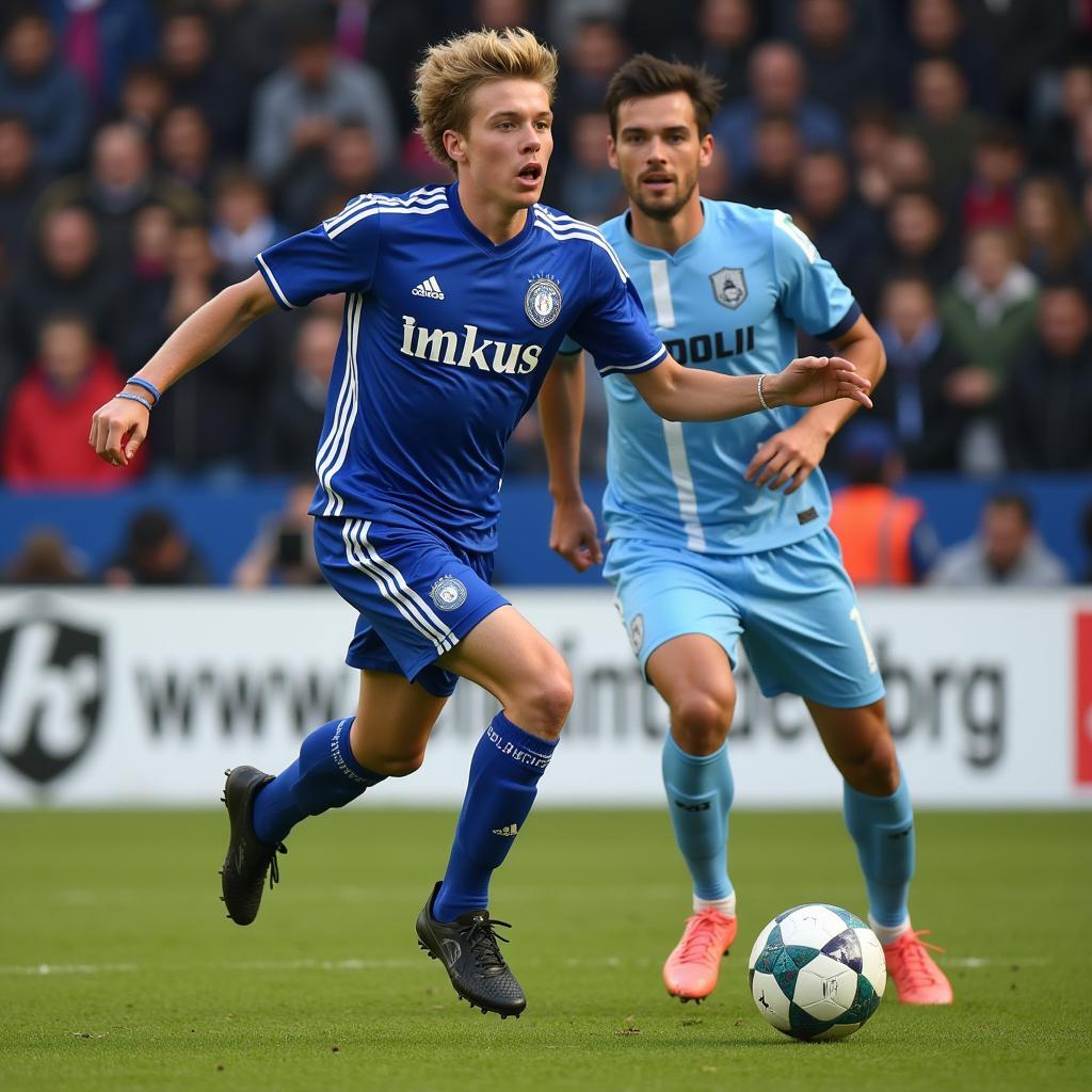 Erling Haaland during his time at Molde FK