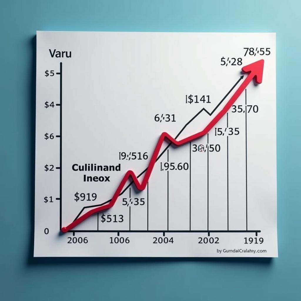 Graph Depicting Erling Haaland's Net Worth Growth Over Time