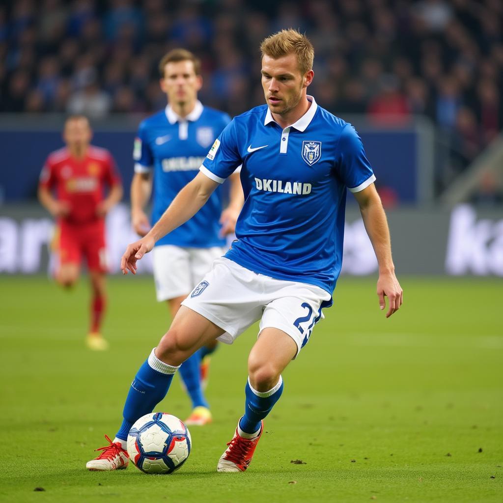 Erling Haaland playing for Molde FK