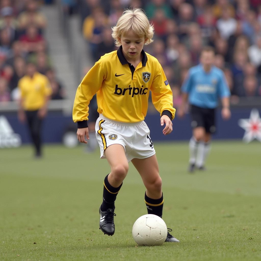 Erling Haaland Playing Youth Football