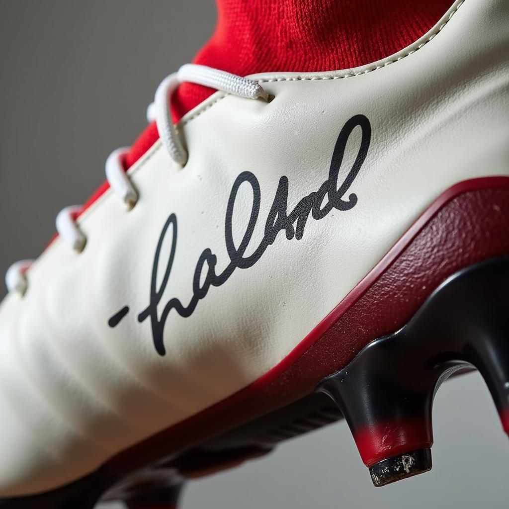 Erling Haaland Signed Football Boot