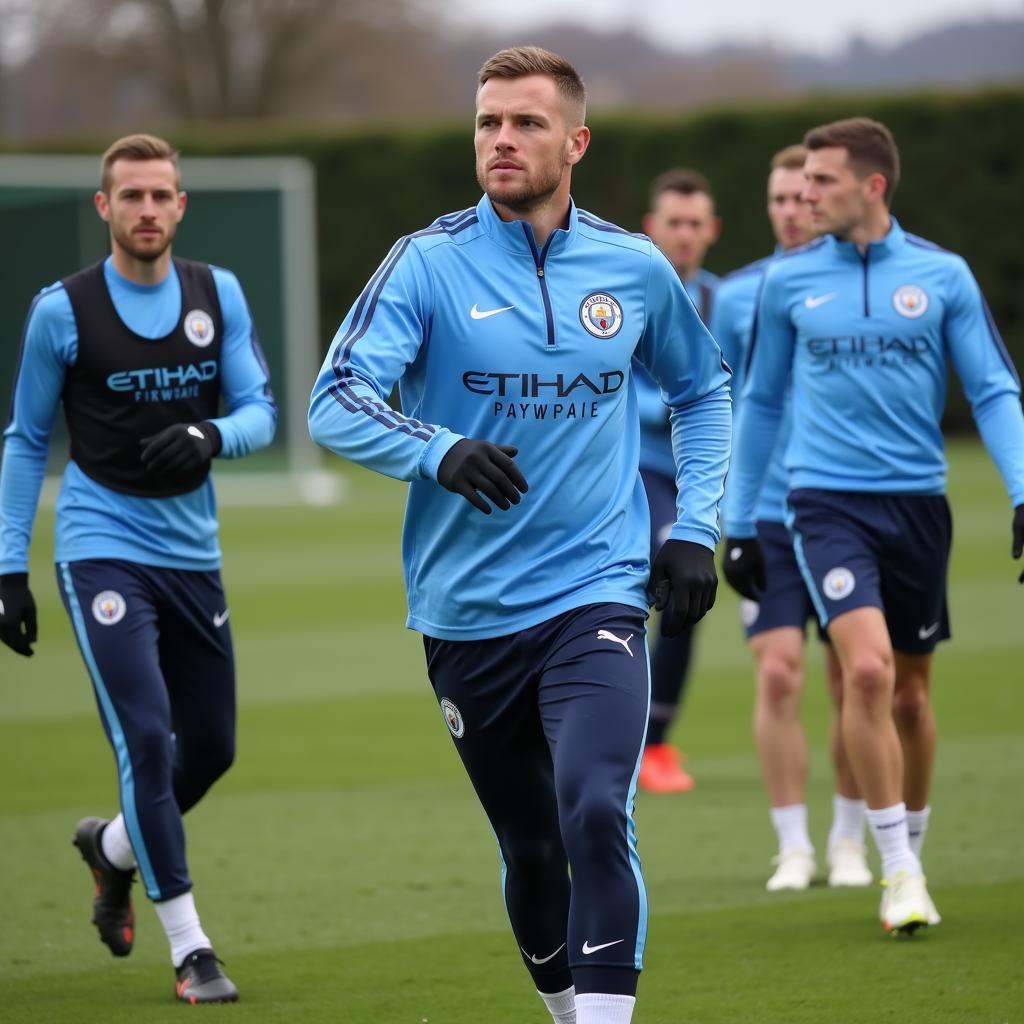 Erling Haaland Training with Manchester City