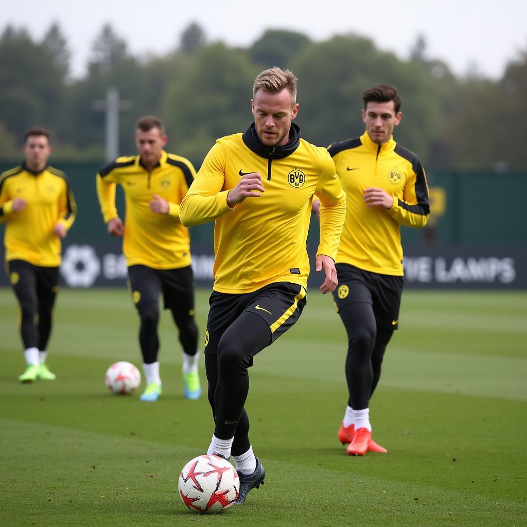 Erling Haaland Training with Borussia Dortmund