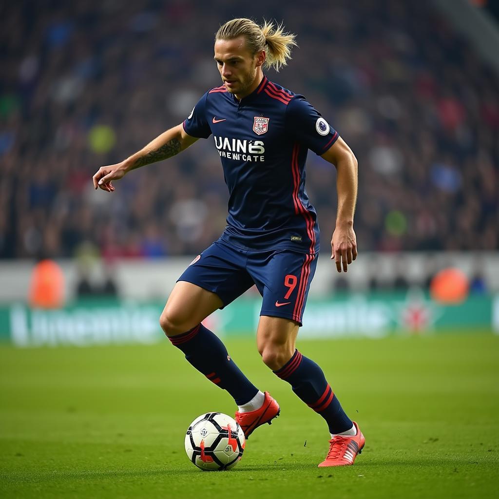 Erling Haaland wearing the Nike Jr. Phantom GX 2 Academy 'Erling Haaland Force9' boots on the field