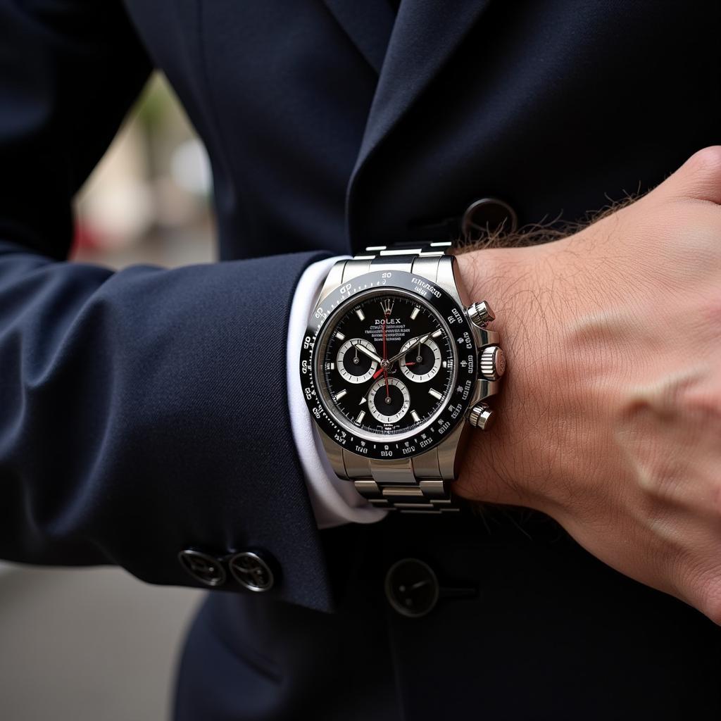 Erling Haaland Sporting a Rolex Daytona