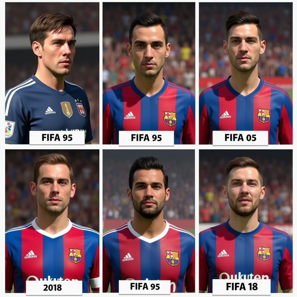 Evolution of Player Photos in FIFA