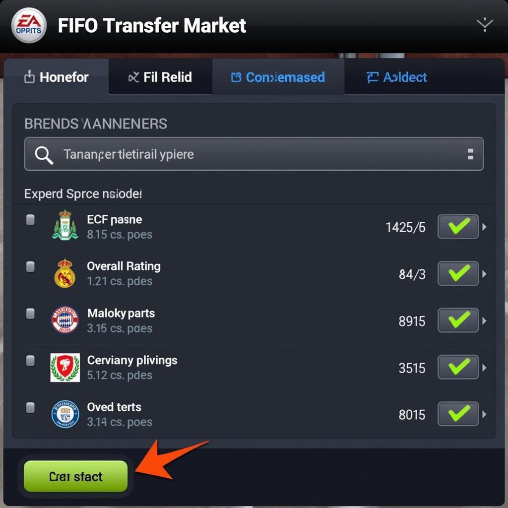 Searching for Expired Contract Players in FIFA Online 3