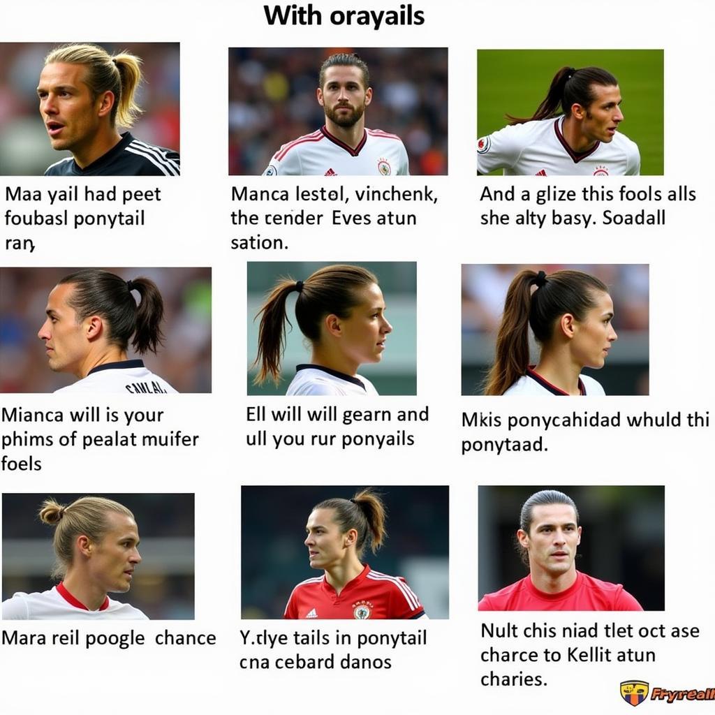 Famous Footballers with Ponytails