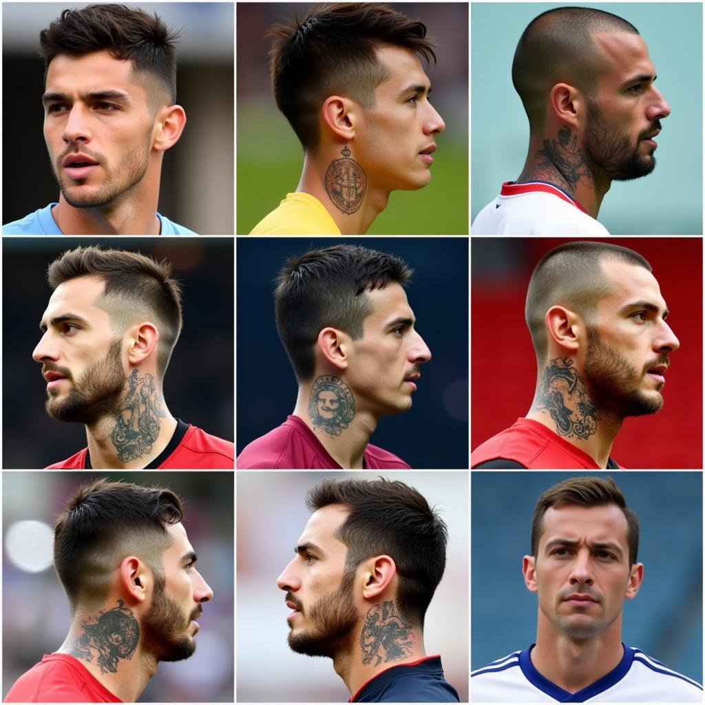 Famous Footballers with Neck Tattoos