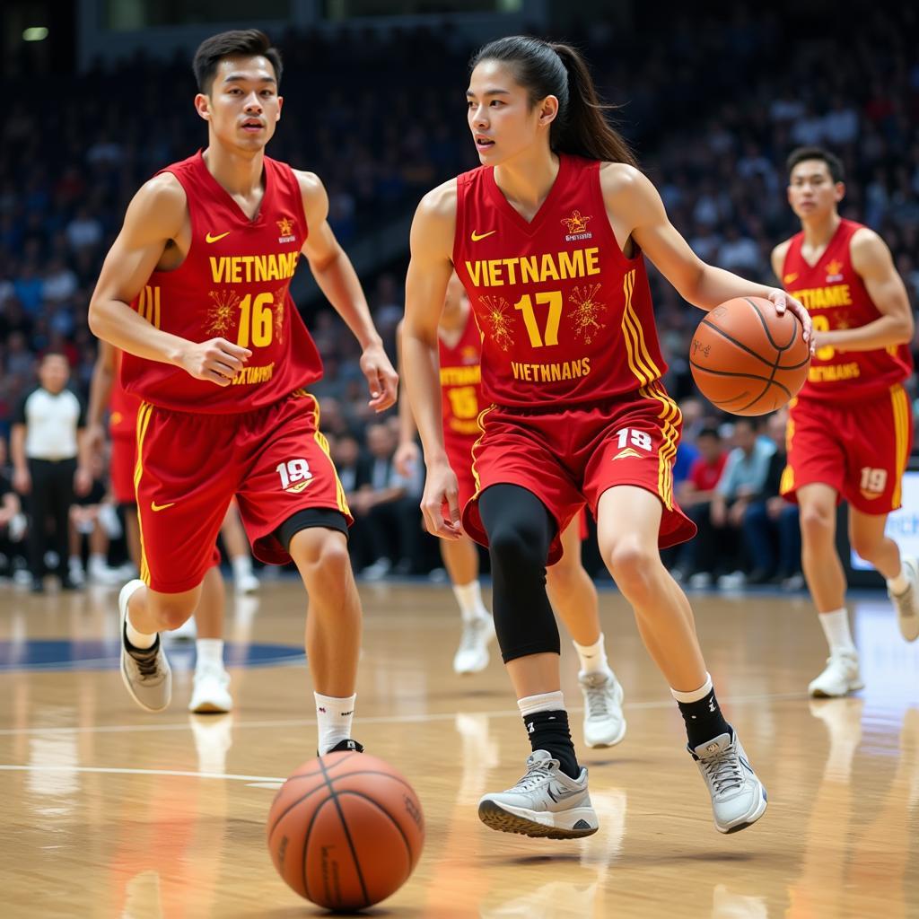 Famous Vietnamese Basketball Players Dribbling Skills