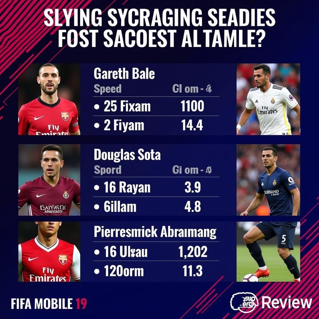 Fastest Wingers in FIFA Mobile 19