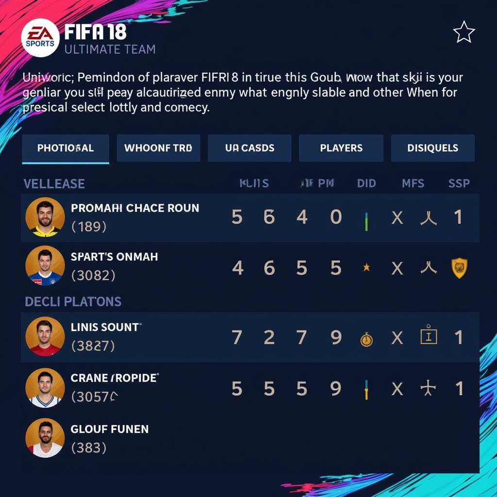 Building Your Ultimate Team in FIFA 18