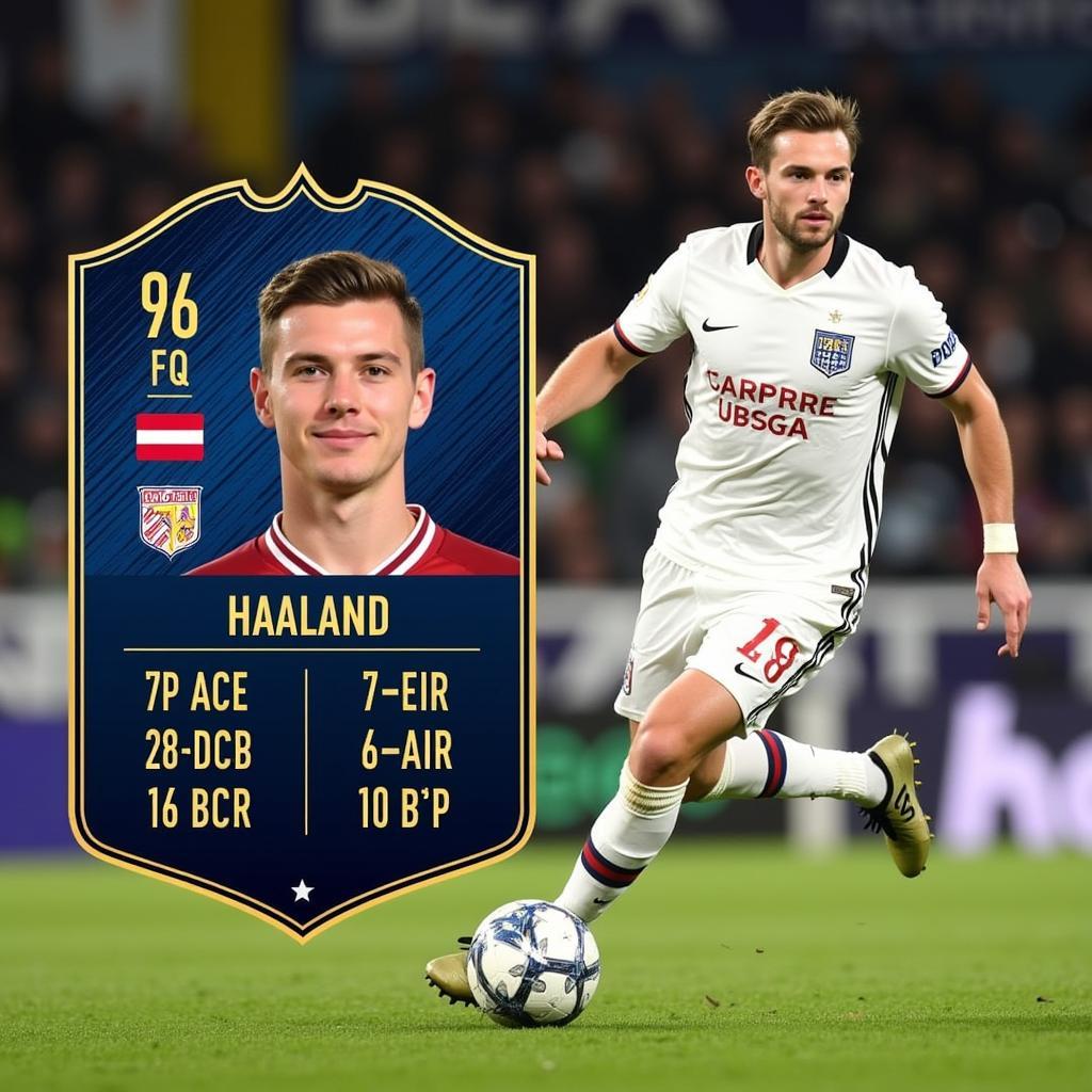 Haaland FIFA 22 Card Stats