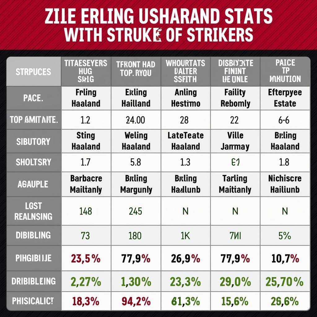 FIFA 22 Top Strikers Comparison