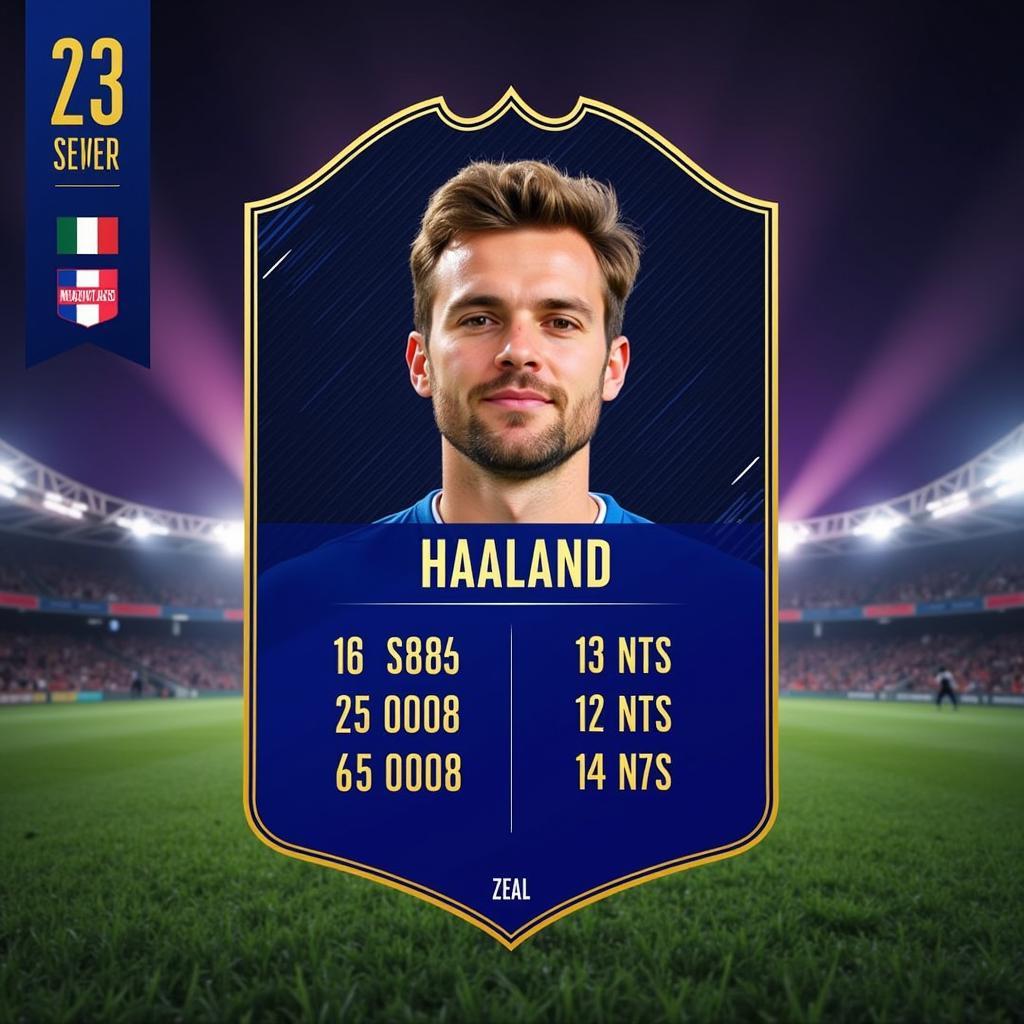 Haaland with Hunter Chem Style in FIFA 23