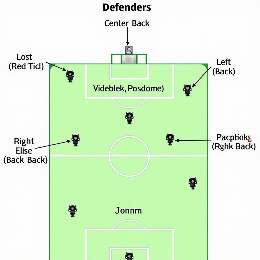 Defensive Player Positions in FIFA Online 3