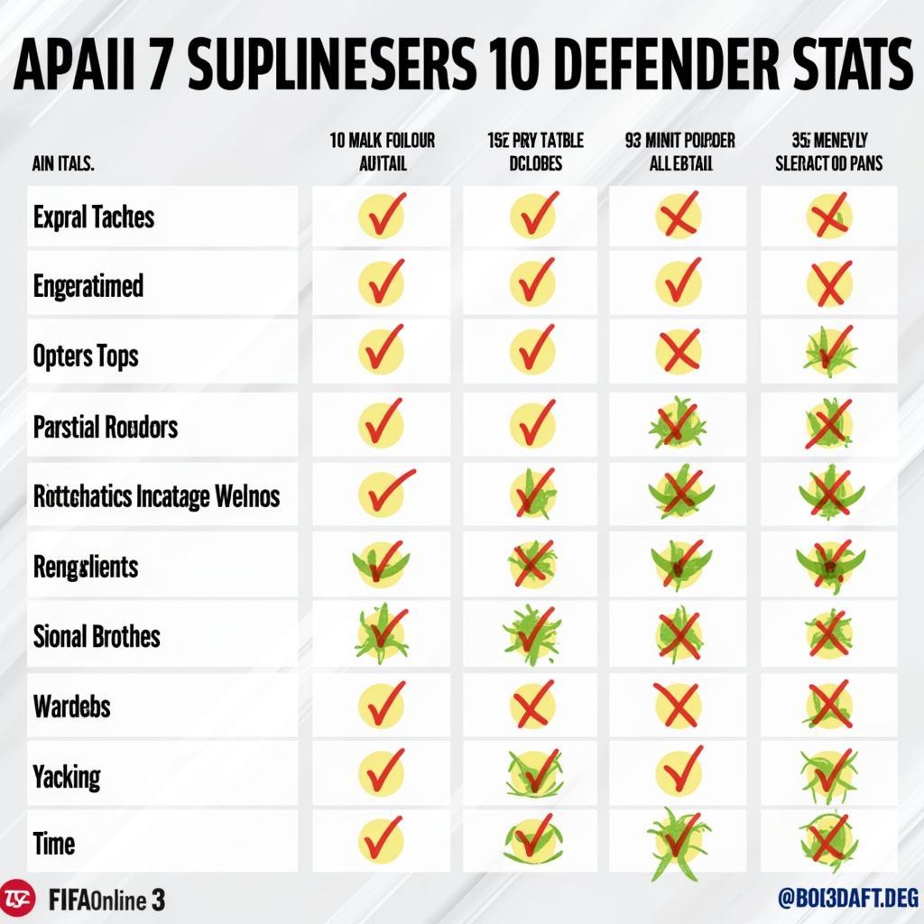 FIFA Online 3 Defensive Stats Analysis