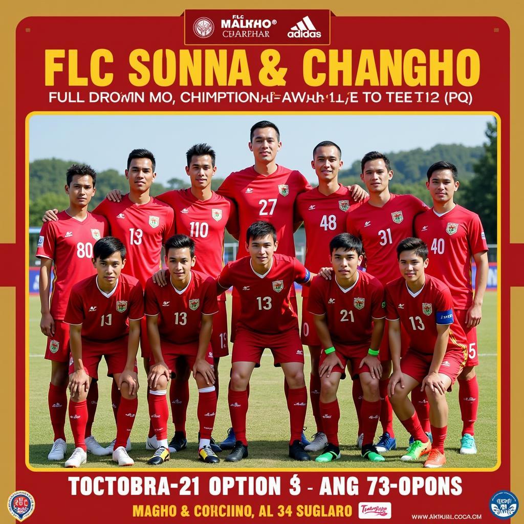 FLC Thanh Hoa Team Photo Demonstrating Squad Depth