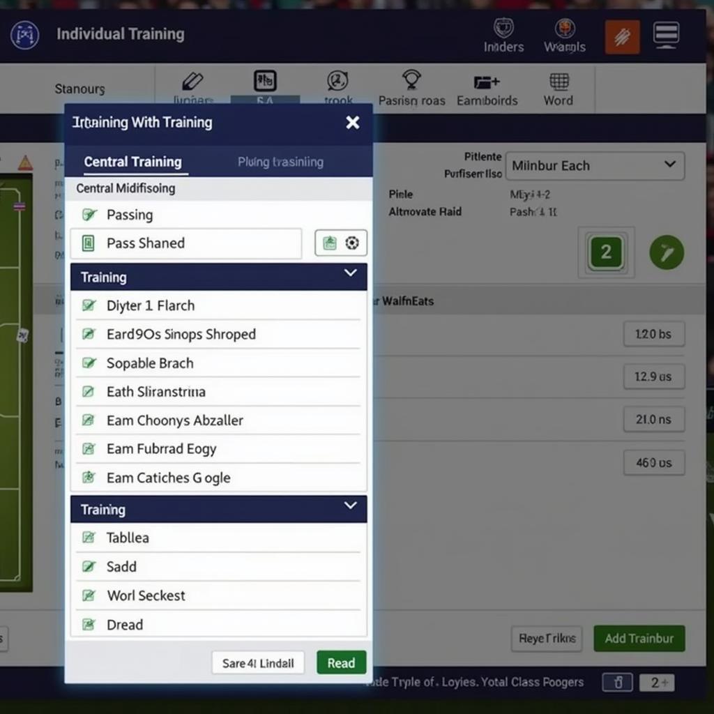 FM17 Individualized Training Plan Example