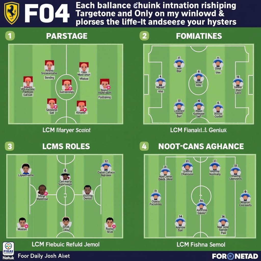 FO4 Formations and LCM Positioning