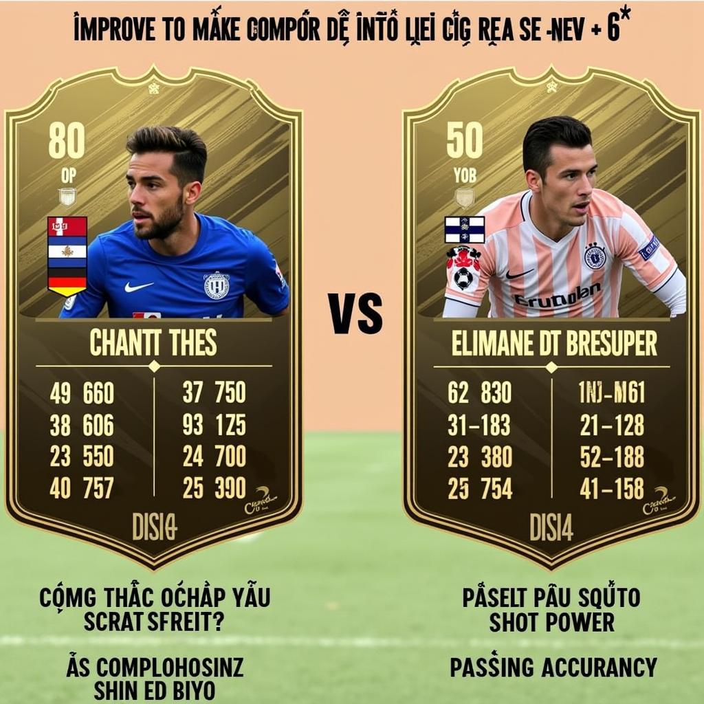 FIFA Online 4 Player Stats Comparison