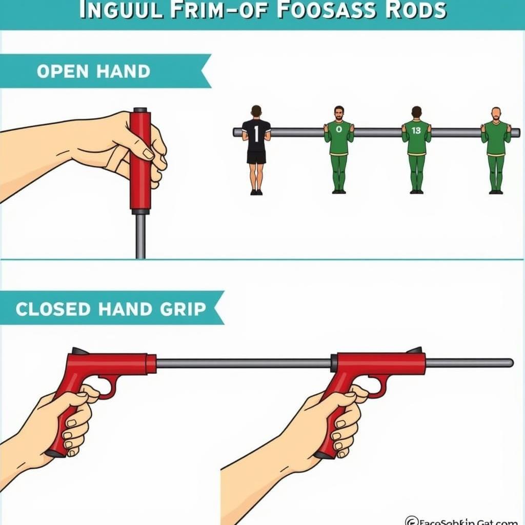 Foosball Player Grip Technique