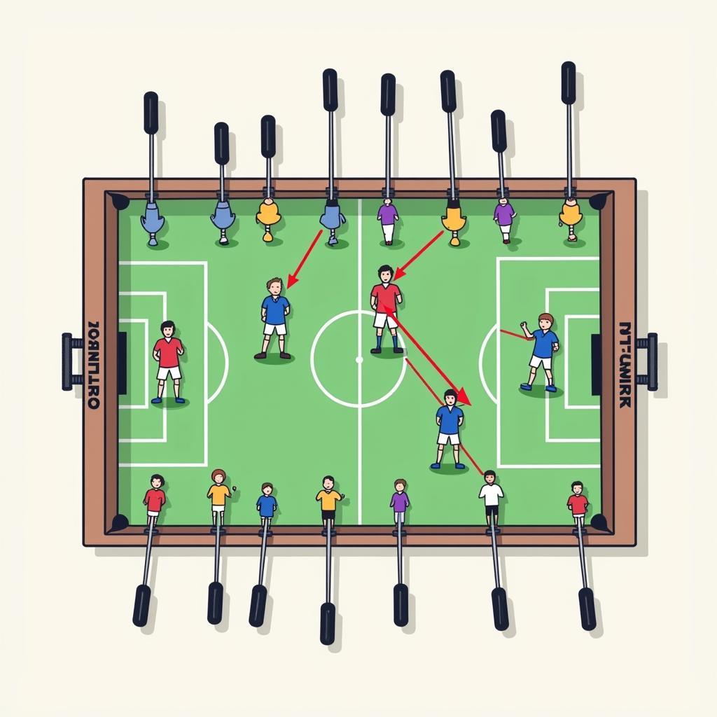 Foosball Table Strategy and Positioning