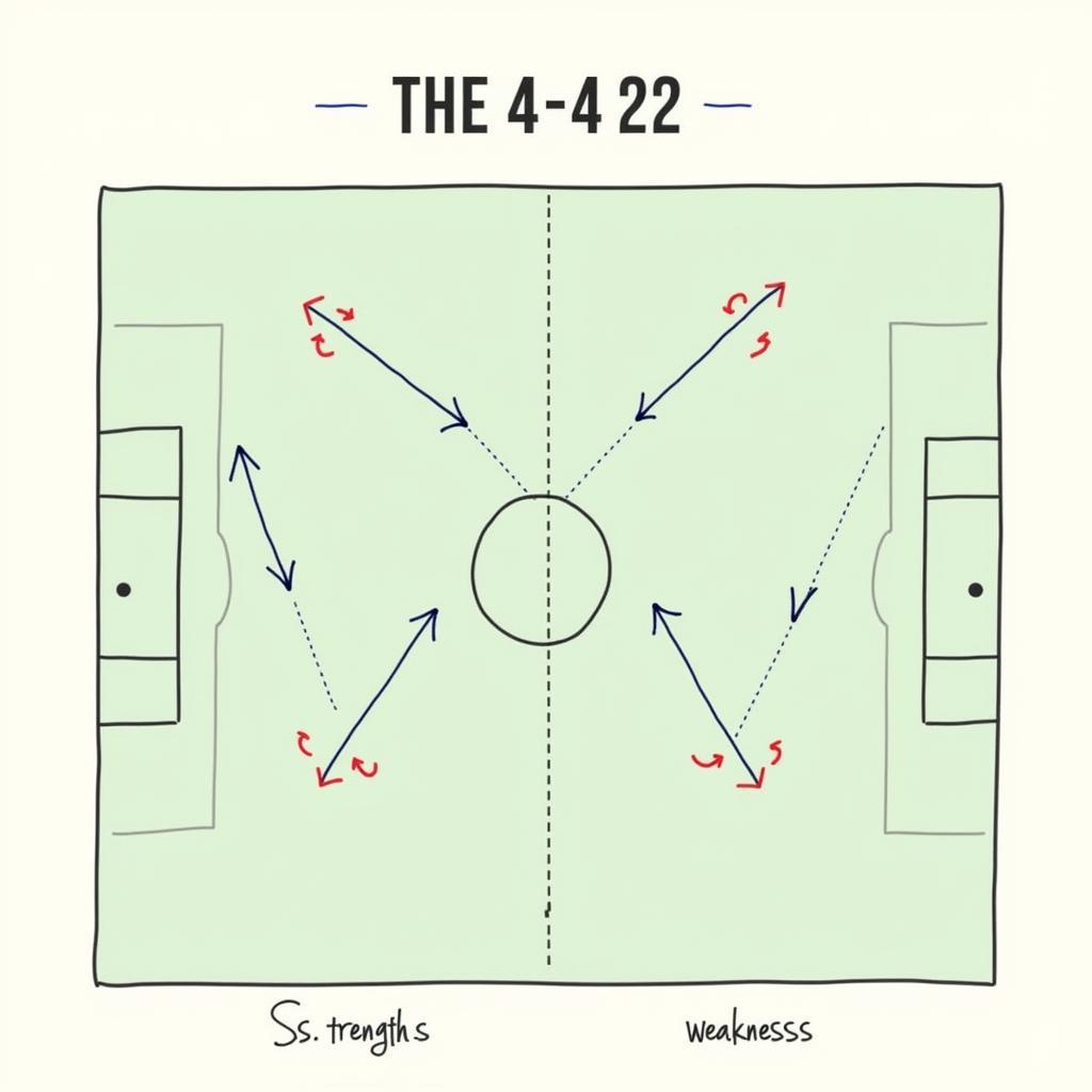 Tactical Analysis of the 4-4-2 Football Formation