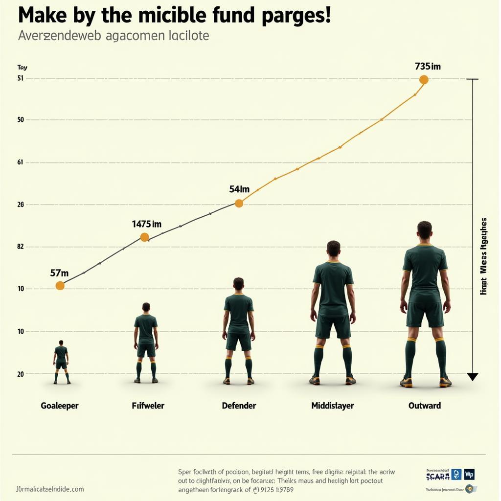 Correlation between Height and Football Positions