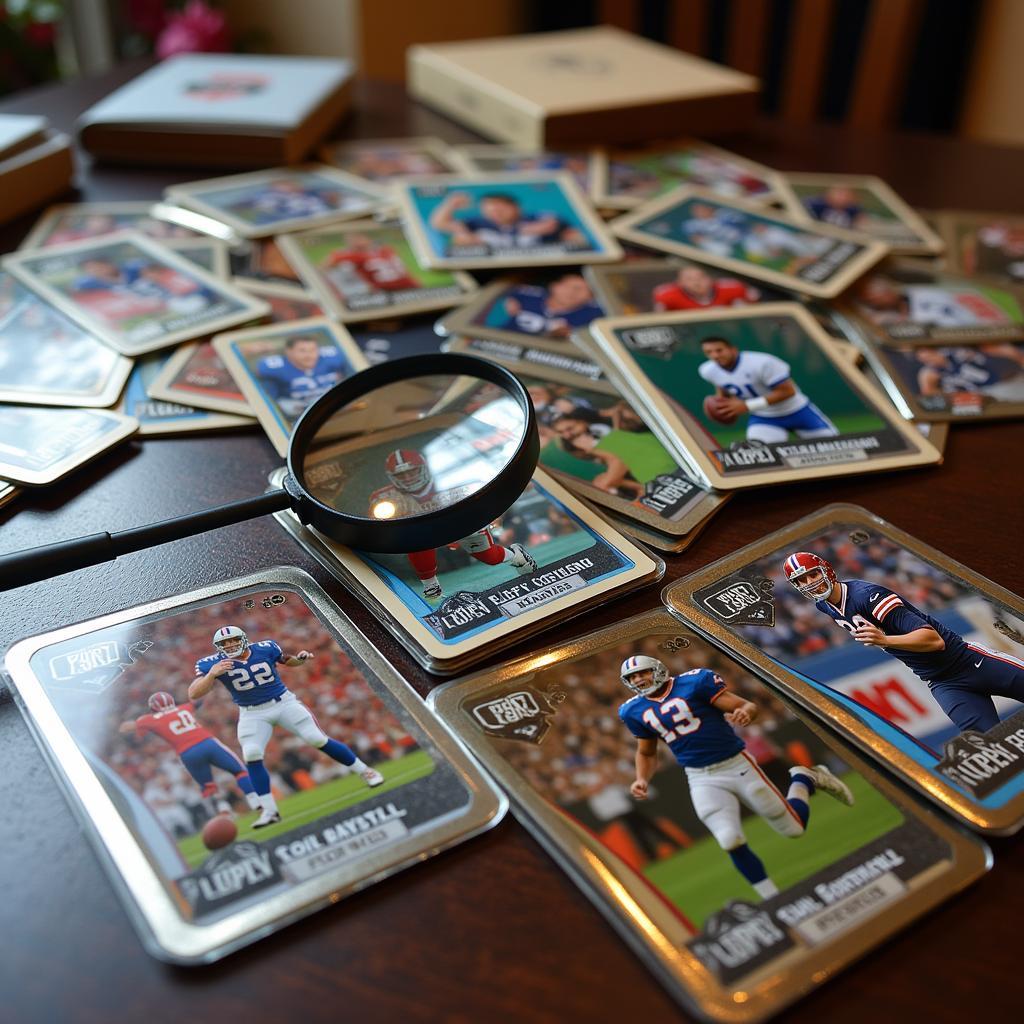 Assessing the Value of Football Player Trading Cards