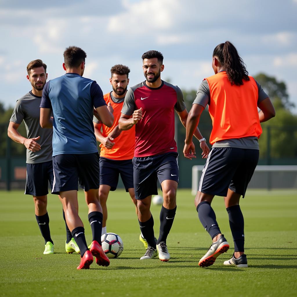 Football Players Training Together - Building Unity and Cohesion