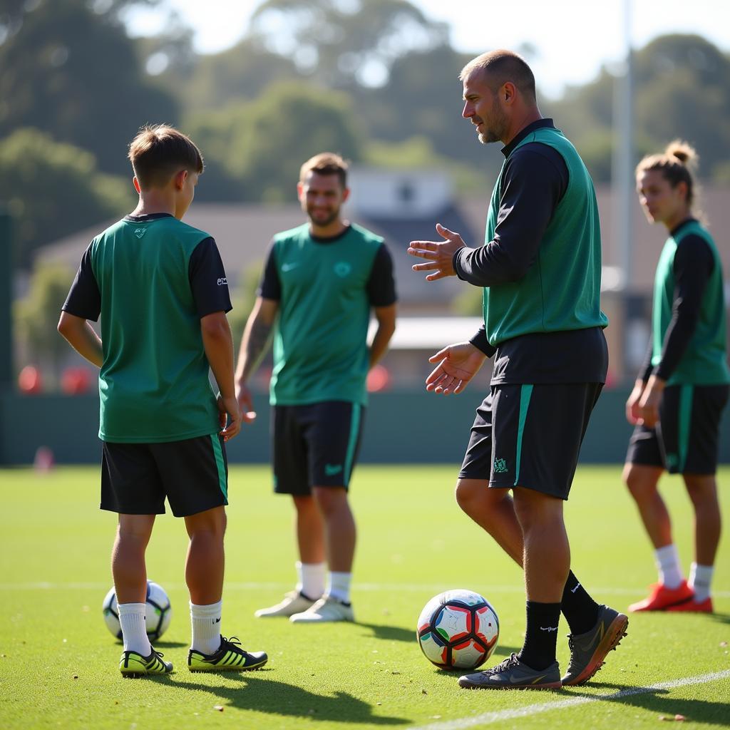 Football Training in Australia: Strategy Session