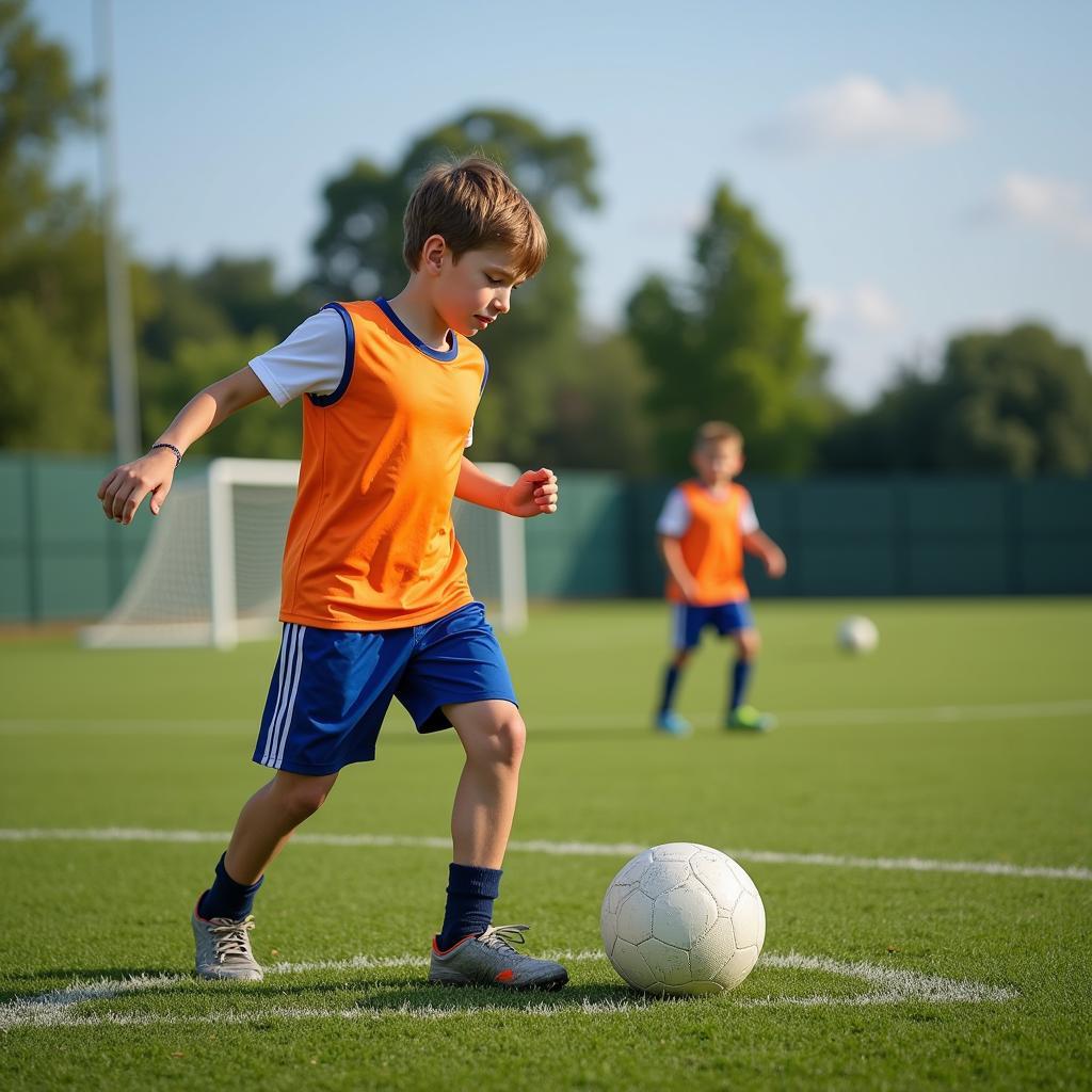 Football Training Inspired by Idols