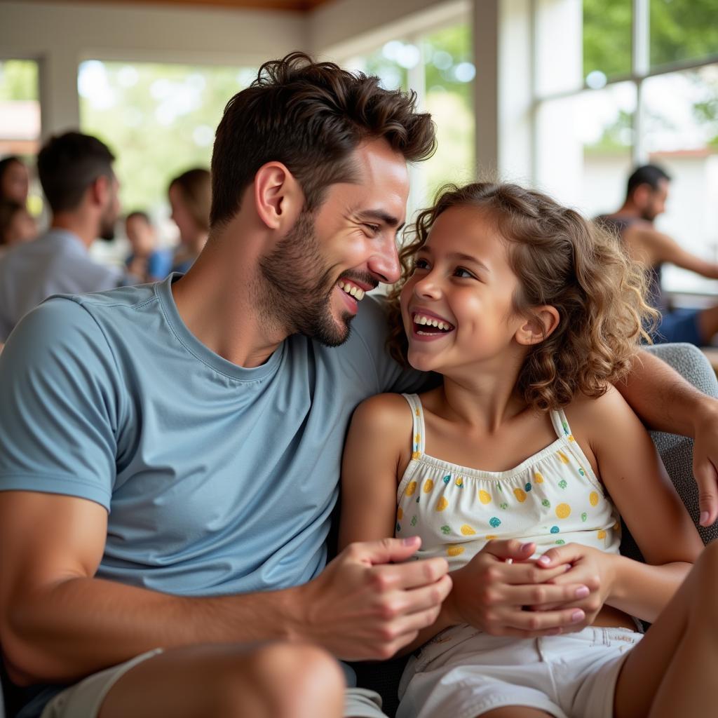 Footballer and Sister Spending Quality Time Together