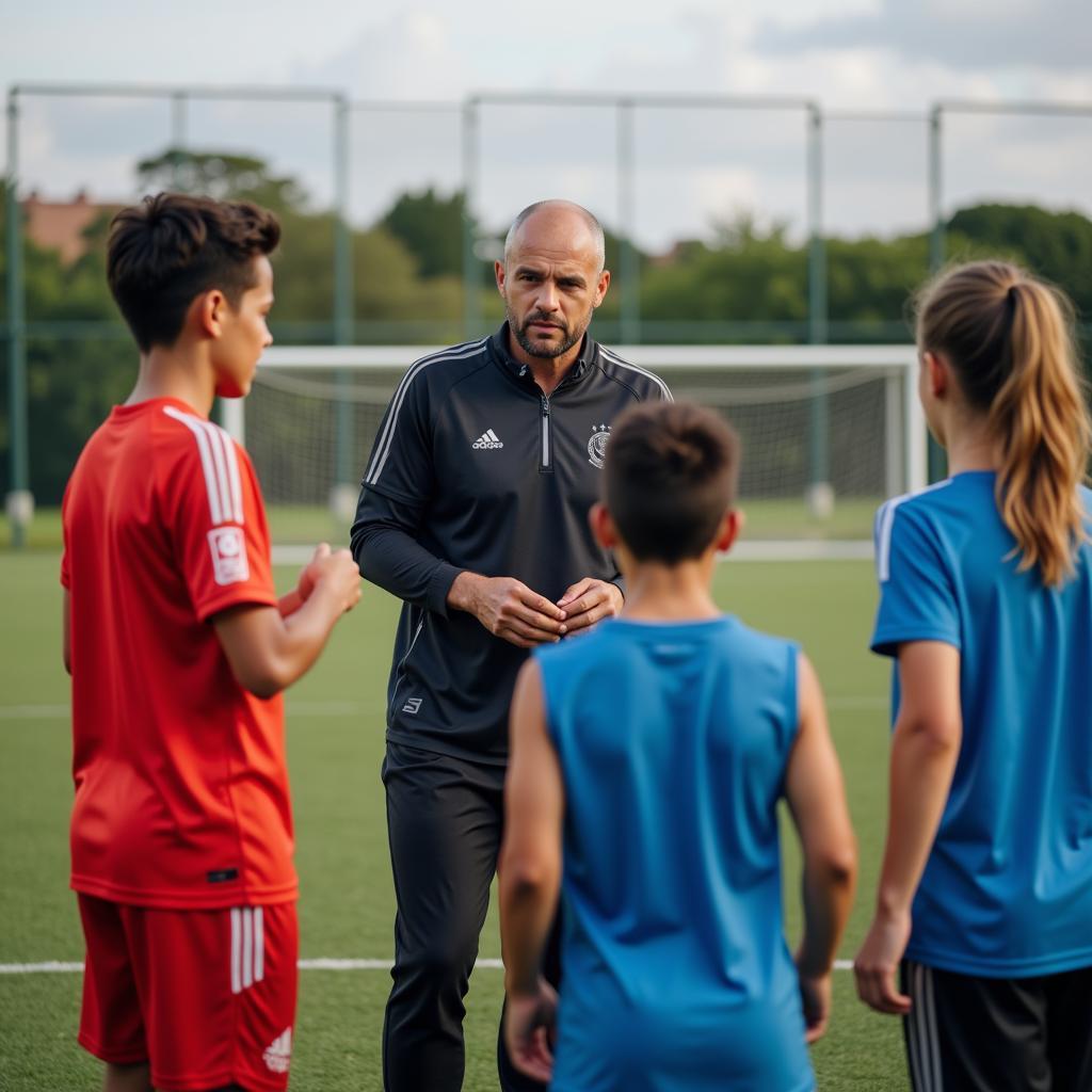 Footballer Transitioning to Coaching Role