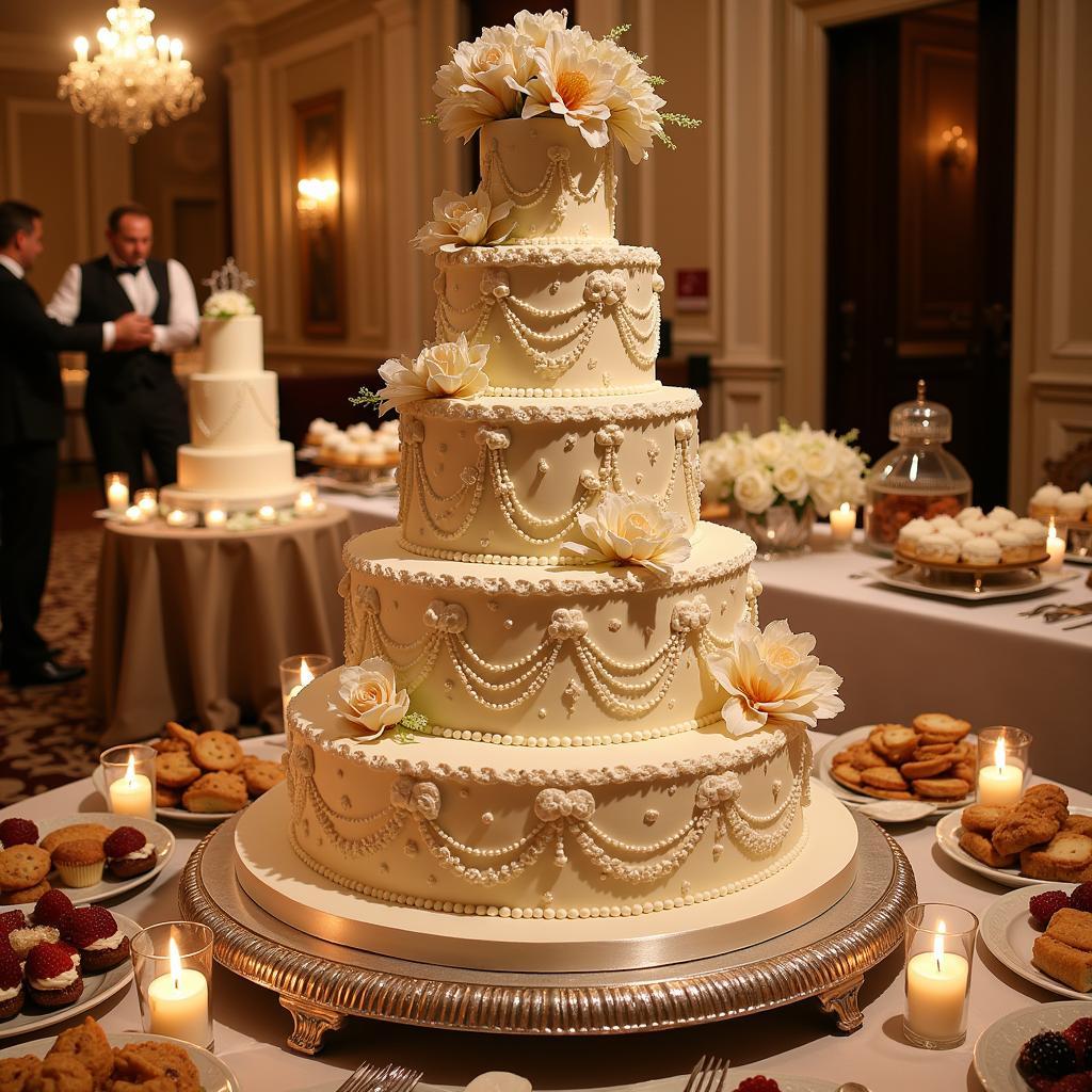 Footballer Wedding Cake - A Multi-Tiered Masterpiece