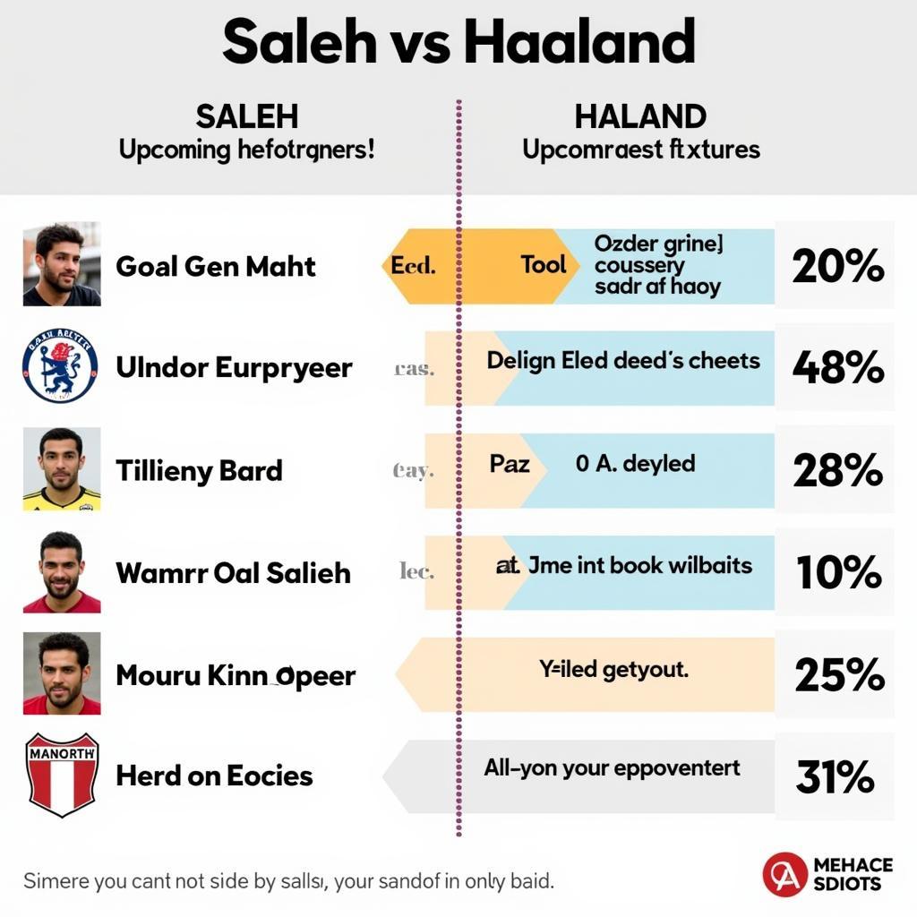 FPL Salah and Haaland Fixture Comparison