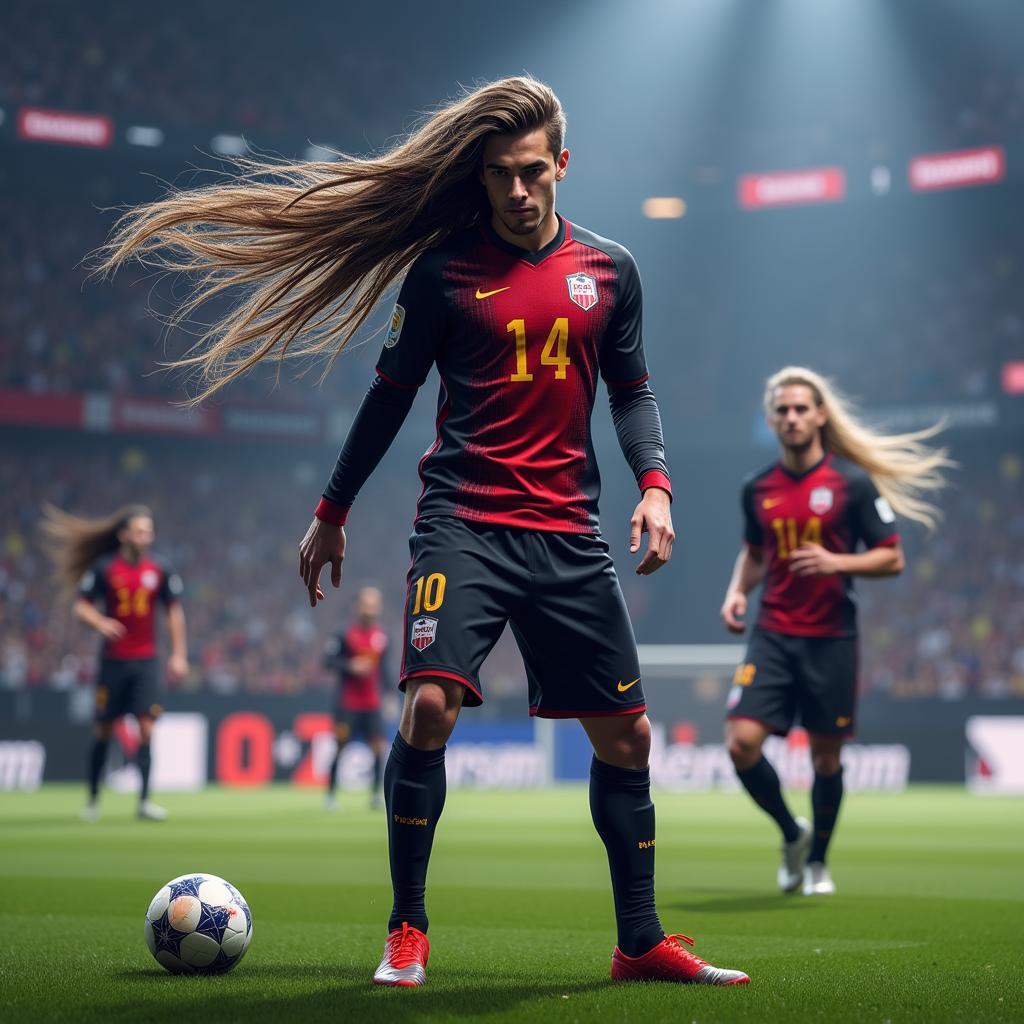 Future trends of long-haired players in FIFA Online.