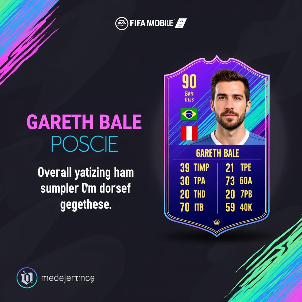 Gareth Bale FIFA Mobile 19 Pace Stats