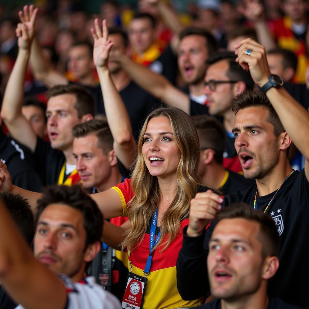 German Football Fans at the World Cup 2018