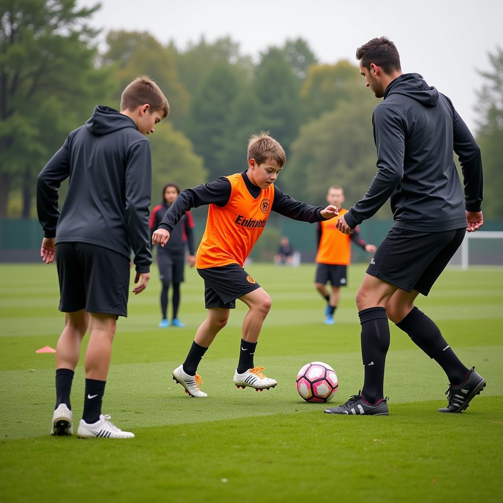 German Youth Football Training