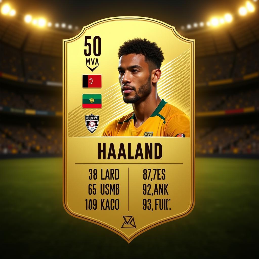 Golden Haaland Card in FIFA Ultimate Team