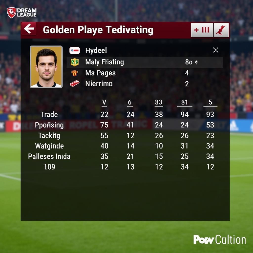 Golden Player Stats in Dream League Soccer